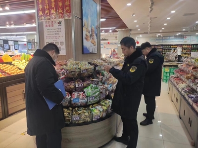 中牟縣市場監管局強化春節期間流通環節食品安全監管
